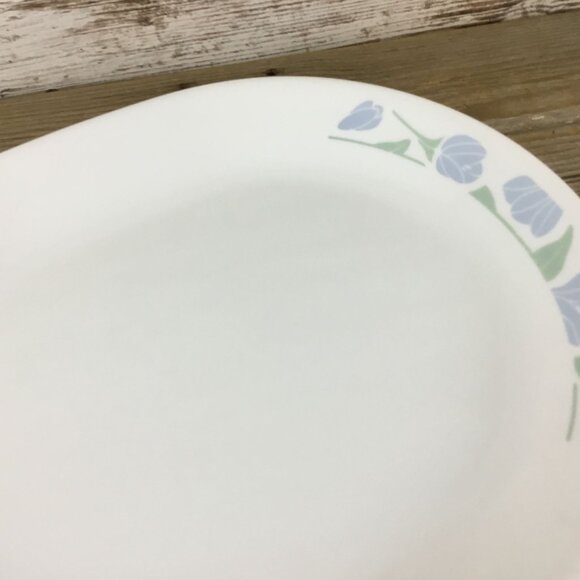 Corelle Friendship Oval Platter 12 1/4" Blue Floral Pattern - Picture 6 of 9